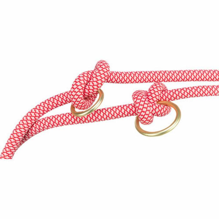 Ramal ajustable para perro Trixie Soft Rope Rojo Crema S S/XL 1