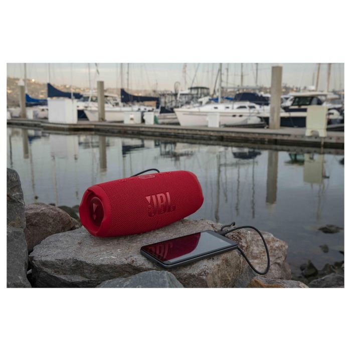 JBL Charge 5 Altavoz Portátil Estéreo Inalámbrico y con Cable, Negro, 30W, Resistente al Agua IP67, Bluetooth 5.1, Autonomía 20h 2