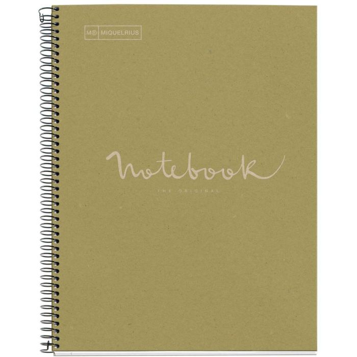 Miquelrius Cuaderno NB-1 6091 A4 80 Hojas Cuadriculado 5mm, 100% Reciclado, Certificado Blue Angel y UE Ecolabel 0 Miquelrius Cuaderno NB-1 6091 A4 80 Hojas Cuadriculado 5mm, 100% Reciclado, Certificado Blue Angel y UE Ecolabel 0