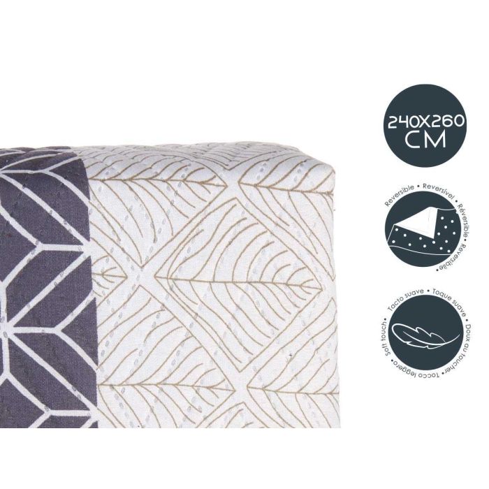 Colcha Cama Reversible 240X260 Hexagonos Giftdecor (6 Unidades) 3 Colcha Cama Reversible 240X260 Hexagonos Giftdecor (6 Unidades) 3