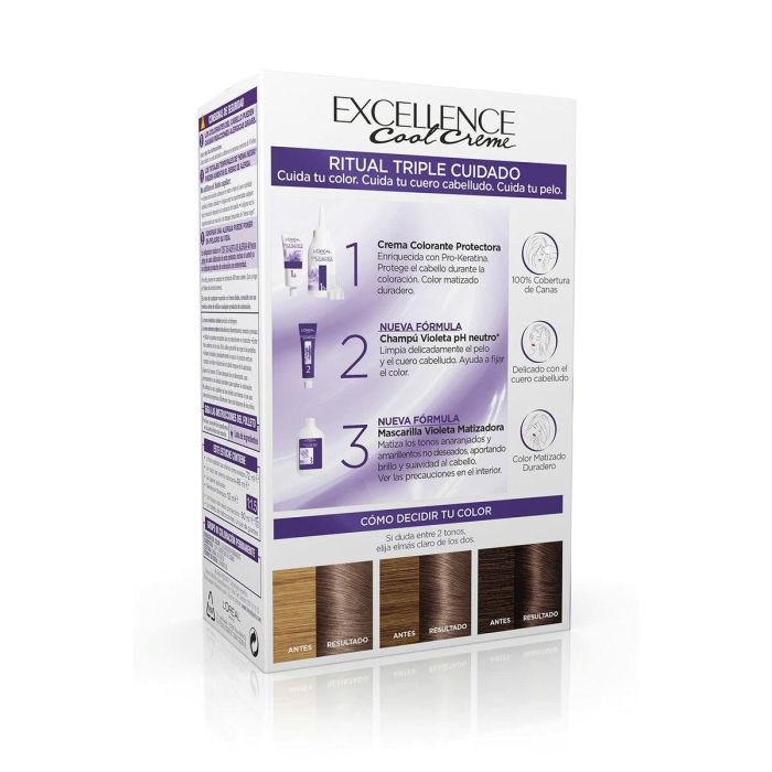 L'Oréal Paris Excellence Cool Tinte 7,11-rubio ceniza intenso 3 L'Oréal Paris Excellence Cool Tinte 7,11-rubio ceniza intenso 3