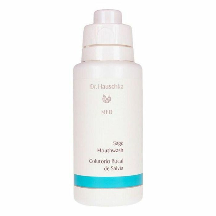 Dr. Hauschka Colutorio bucal de salvia 300 ml. Enjuague para higiene dental, fortalece encías y refresca aliento