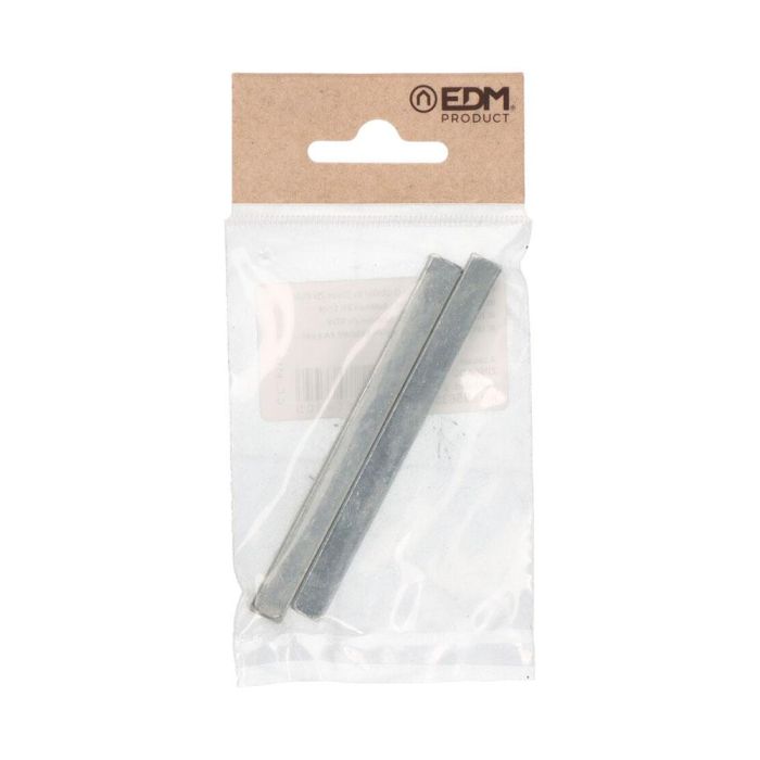Edm Cuadradillo cdd01 8 x 90 mm Zincado Acero Blister 2 Unidades 1