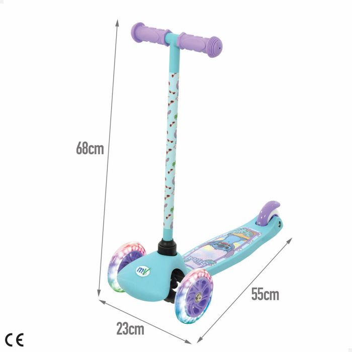 Patinete Scooter Stitch Goma Metal Plástico 2 Patinete Scooter Stitch Goma Metal Plástico 2