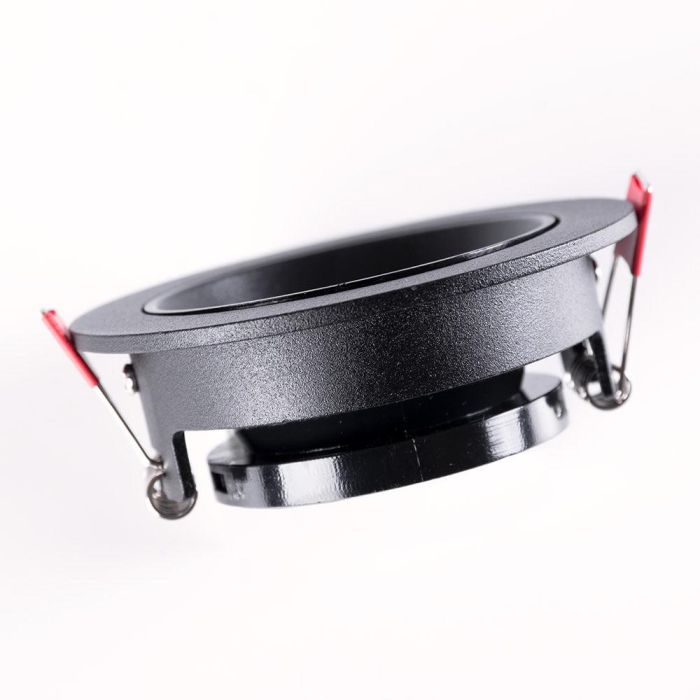 Downlight Circular Empotrable Negro para Bombillas LED GU10/GU5.3 Sin Portalámparas - LUM-YC396A16 2