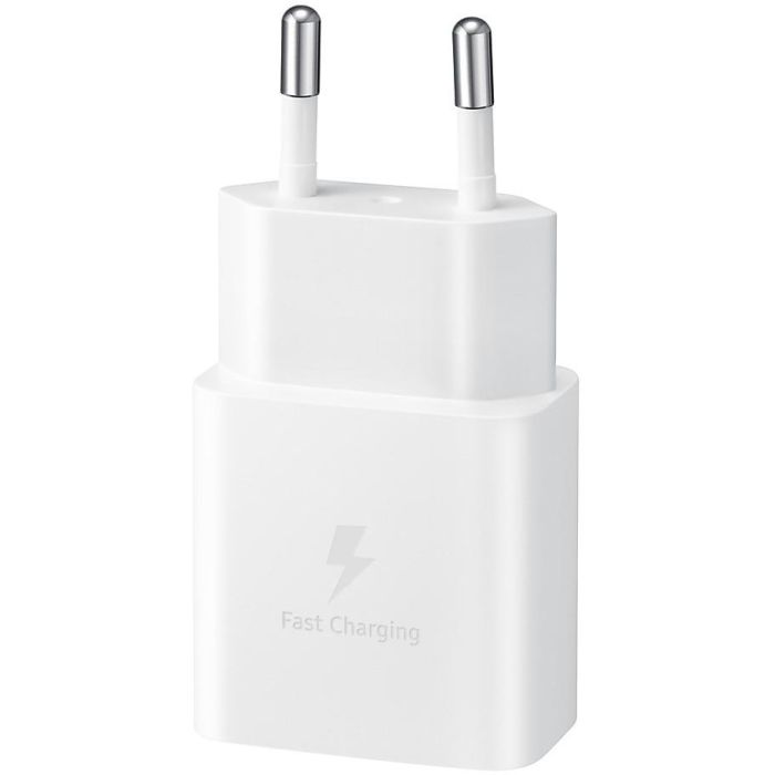 Samsung Cargador de Pared 15W USB-C Blanco + Cable USB-C a USB-C 1M Blanco EP-T1510XWEGEU 1 Samsung Cargador de Pared 15W USB-C Blanco + Cable USB-C a USB-C 1M Blanco EP-T1510XWEGEU 1