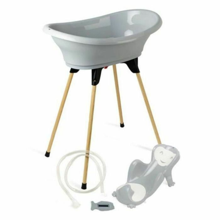 Pack de Baño Thermobaby Vasco 5 En 1 Charm Gris