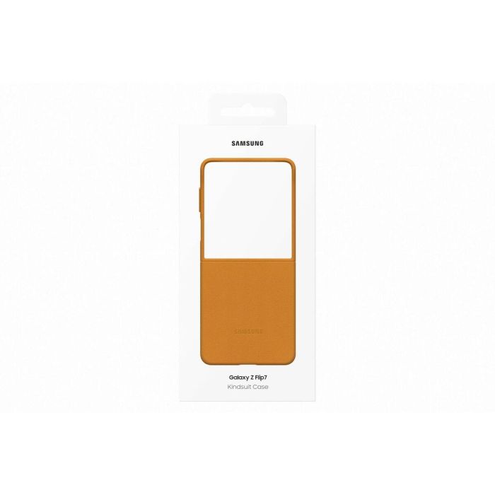 Samsung EF-VF766PAEGWW Funda Kindsuit Original para Samsung Galaxy Flip7, Marrón/Camel, Monocromático, Fácil Aplicación 1 Samsung EF-VF766PAEGWW Funda Kindsuit Original para Samsung Galaxy Flip7, Marrón/Camel, Monocromático, Fácil Aplicación 1