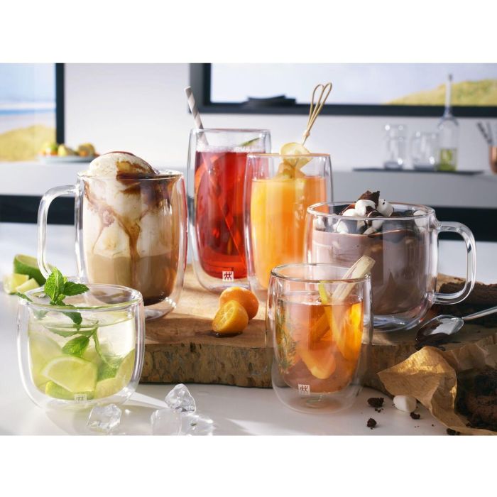 Zwilling 39500-078-0 Vasos Latte Macchiato de Doble Pared Sorrento 2