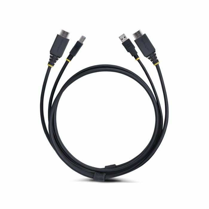 Cable adaptador Startech HU12210-KVM-CABLE Negro 1 Cable adaptador Startech HU12210-KVM-CABLE Negro 1