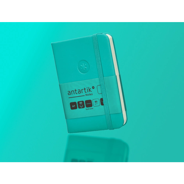 Antartik Antartik Notes Cuaderno Tapa Dura A7 Turquesa Hojas Lisas 80 Hojas 80 gr FSC 9
