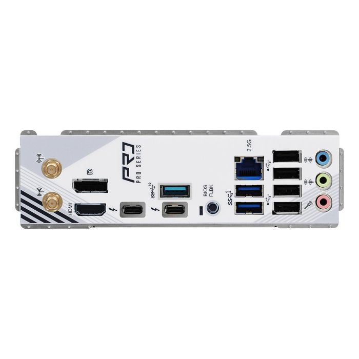 ASRock Placa Base Z890 Pro RS WiFi White ATX Intel Z890 LGA 1851 DDR5 Wi-Fi 6E Bluetooth 5.3 5