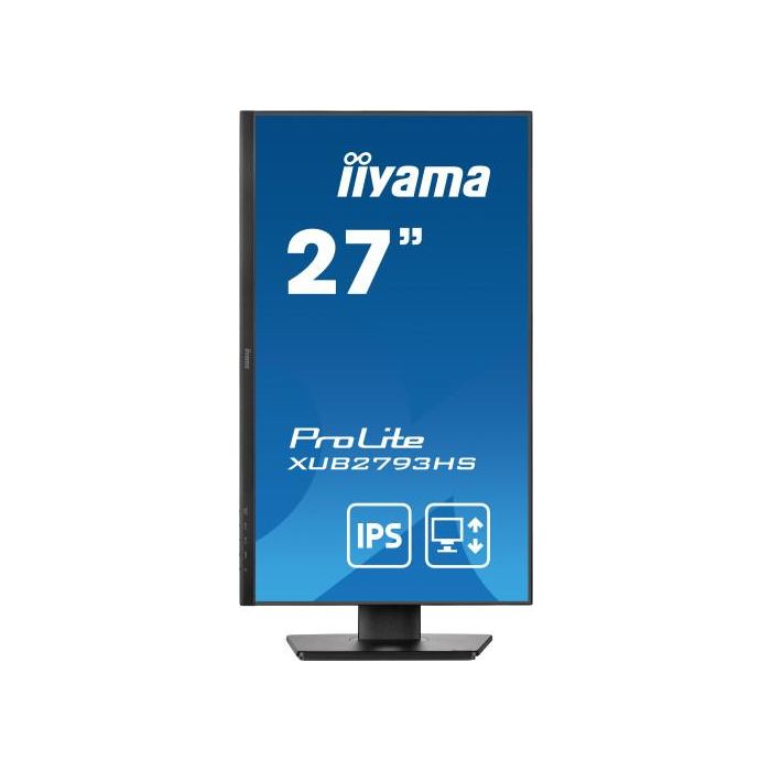 Iiyama Monitor 27" XUB2793HS-B7 IPS Full HD 1920x1080 100Hz Soporte Ajustable HDMI Mate 1
