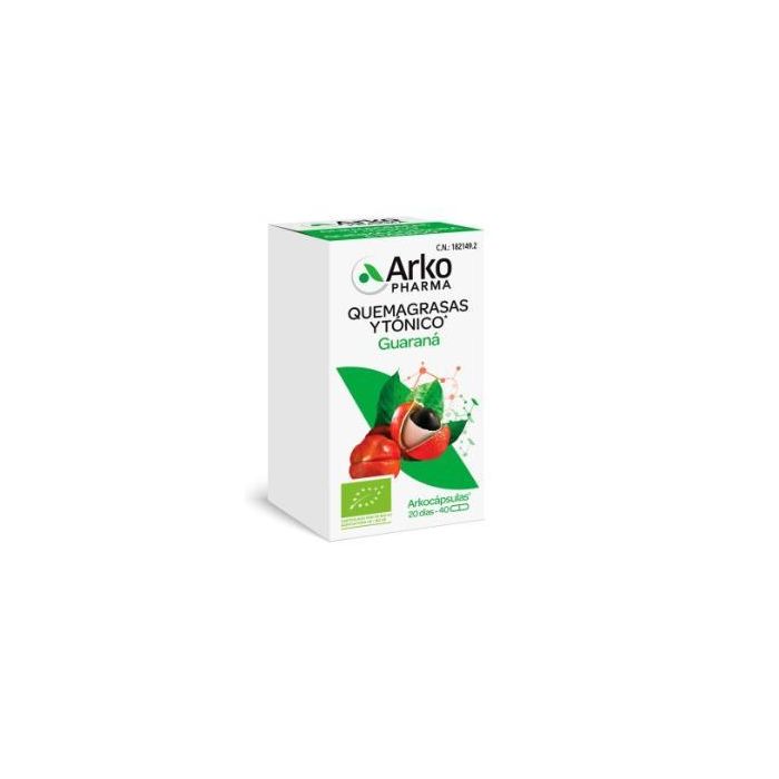 Guarana 40Arkocapsulas. Bio Guarana 40Arkocapsulas. Bio