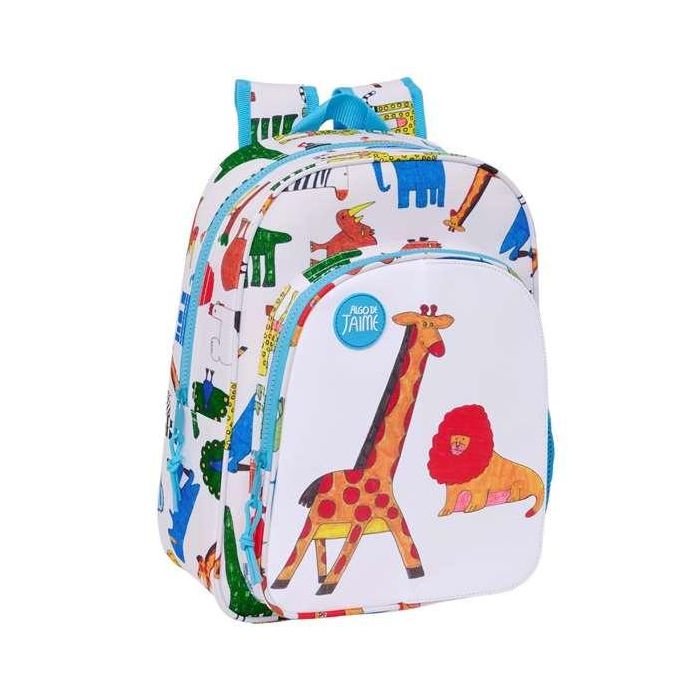 Mochila Escolar Algo de Jaime Blanco 26 x 34 x 11 cm 3