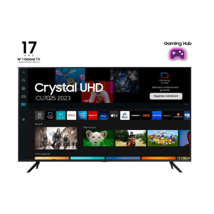 Smart TV Samsung TU55CU7025KXXC 4K Ultra HD 55" LED HDR 21 Smart TV Samsung TU55CU7025KXXC 4K Ultra HD 55" LED HDR 21