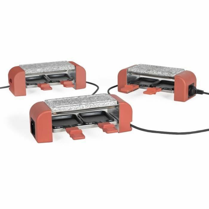 Raclette conectable para 2 personas - LIVOO - DOC310R - 450W - 2 personas - Termostato automático - 2 espátulas de madera y 2 ollas para fondue 5 Raclette conectable para 2 personas - LIVOO - DOC310R - 450W - 2 personas - Termostato automático - 2 espátulas de madera y 2 ollas para fondue 5