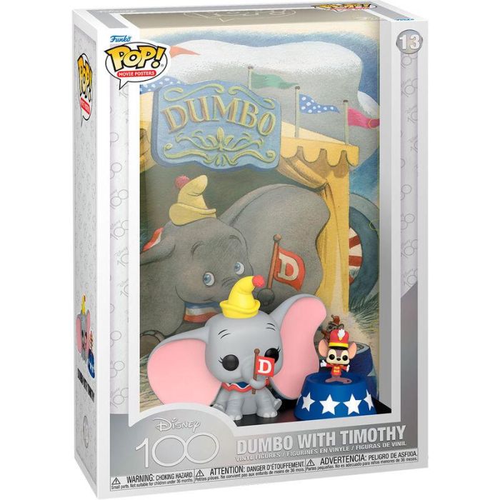 Funko Pop Disney Dumbo - Figura de Vinilo Colección Movie Poster - 9 cm