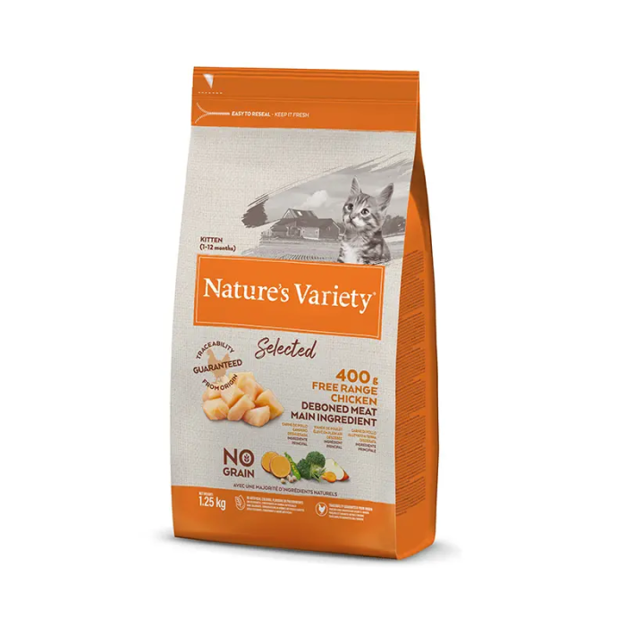 Nature'S V Selected Feline Kitten Pollo 1,25K