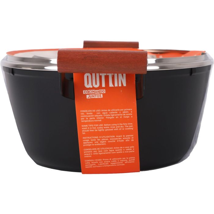 Cacerola Inde 28 cm con tapa Doha Quttin (4 Unidades) 2 Cacerola Inde 28 cm con tapa Doha Quttin (4 Unidades) 2