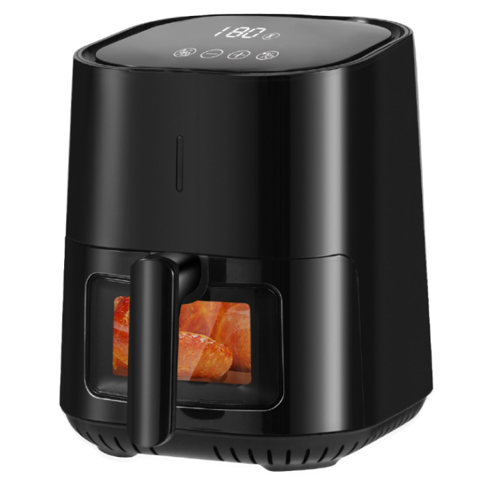 SILVER Praga IP390ATL Sencillo 4 L Independiente 1400 W Freidora de aire caliente Negro SILVER Praga IP390ATL Sencillo 4 L Independiente 1400 W Freidora de aire caliente Negro