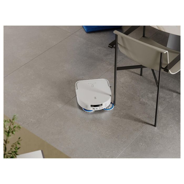 ECOVACS DEEBOT X5 OMNI Robot Aspirador con Estación de Vaciado Autónomo y Fregado, Sin Bolsa, Blanco, Forma D, 3.5L, Navegación Láser, 6400 mAh