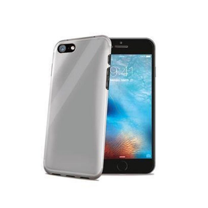 Funda para Móvil Celly GELSKIN800 Blanco Transparente Apple Funda para Móvil Celly GELSKIN800 Blanco Transparente Apple
