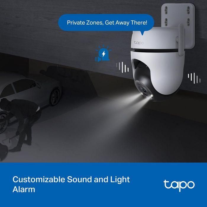 TP-Link TapoC520WS Cámara de Seguridad Wi-Fi Exterior PTZ 2K QHD IP66 con Visión Nocturna Color, Detección IA y Audio Bidireccional 5 TP-Link TapoC520WS Cámara de Seguridad Wi-Fi Exterior PTZ 2K QHD IP66 con Visión Nocturna Color, Detección IA y Audio Bidireccional 5
