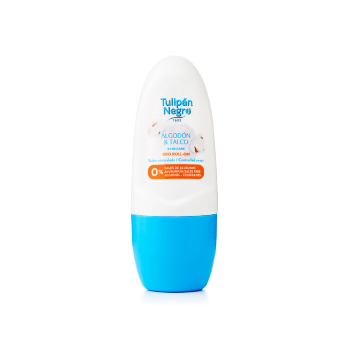 Tulipan Negro Roll On Deo Algodón Y Talco 50 mL Tulipan Negro Roll On Deo Algodón Y Talco 50 mL