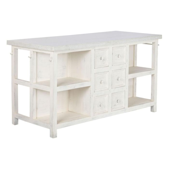 Mueble Auxiliar Home ESPRIT Blanco 168 x 76 x 92 cm 0 Mueble Auxiliar Home ESPRIT Blanco 168 x 76 x 92 cm 0