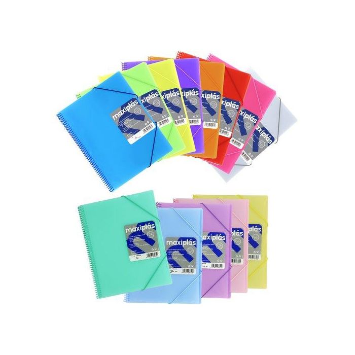 Carpeta Fundas (Tarifario) Grafoplas Espiral Pp Rigido Maxiplas A4 50 F. Translucido Amarillo Carpeta Fundas (Tarifario) Grafoplas Espiral Pp Rigido Maxiplas A4 50 F. Translucido Amarillo