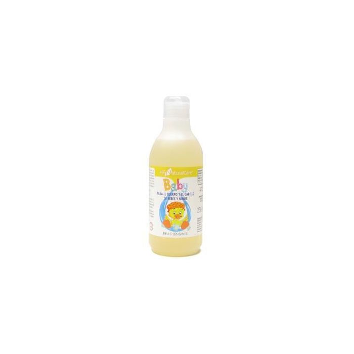 HF NATURAL CARE Gel de Baño Bio para Bebés 250 ml Piel y Cabello Delicado con Avena y Aceite de Oliva Biológico