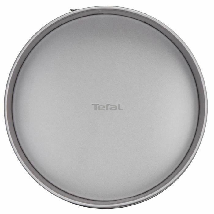 TEFAL Molde de bisagra de acero Delibake - Ø 25 cm - Rojo y gris 3