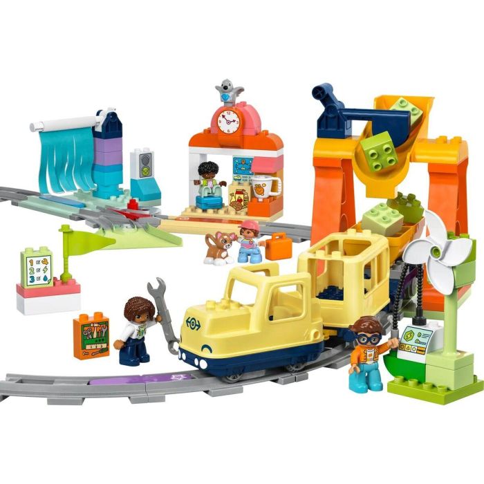 LEGO 10428 DUPLO My Town El Gran Tren Comunitario Interactivo - Juguete de Aprendizaje Temprano para 3 Años 8