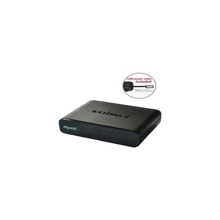 Switch Edimax ES-5500G V3 5 p 10 / 100 / 1000 Mbps