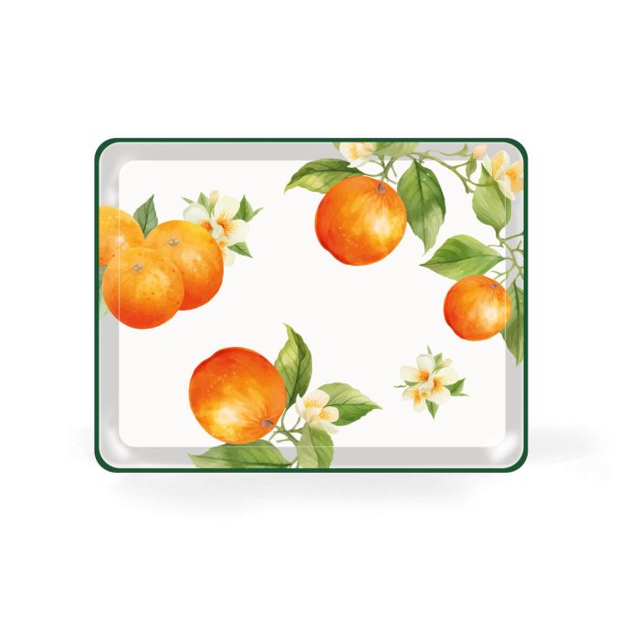Bandeja La Mediterránea 27 x 21 cm Frutas 18 Unidades 4 Bandeja La Mediterránea 27 x 21 cm Frutas 18 Unidades 4