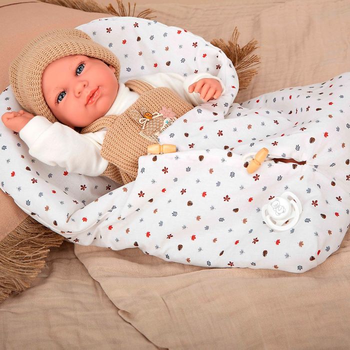 Muñecas Arias 60898 Muñeco Elegance Cris, 40 cm, con Saco de Dormir, Peto Beige y Chupete para Bebés +0 Meses 4 Muñecas Arias 60898 Muñeco Elegance Cris, 40 cm, con Saco de Dormir, Peto Beige y Chupete para Bebés +0 Meses 4