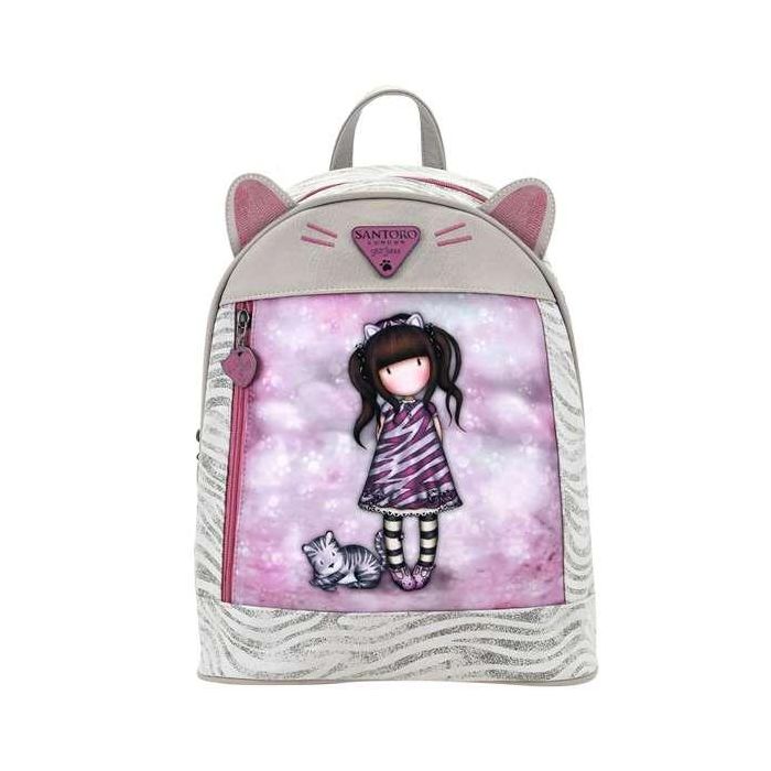Mochila Casual Gorjuss Ruby wild Gris (25,5 x 31 x 10 cm)