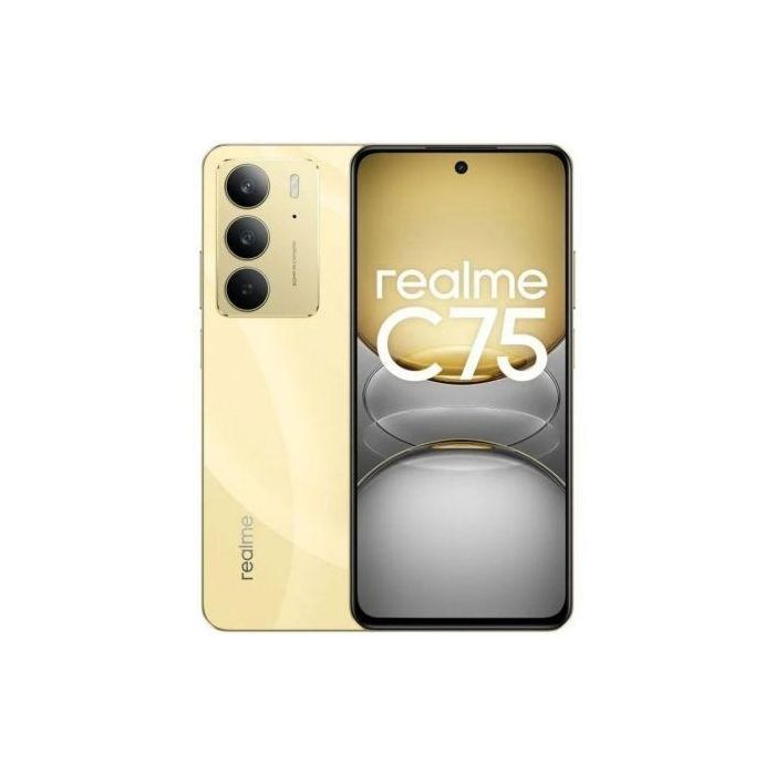 Realme C75 8GB RAM 128GB 6.72" Oro - Smartphone Resistente Agua IP69 Batería 5828 mAh Carga Rápida 45W C75 8-128 GD