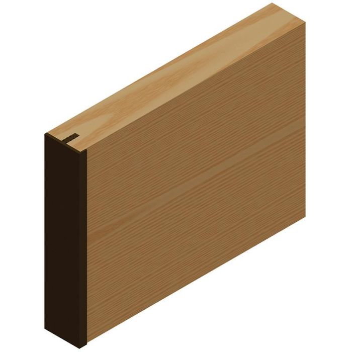 TRENTADUE Perfil de Aluminio Hanoi para Canto 3,20 Metros, Color Mocca RAL7022 Gris Sombra - Pack de 2 Unidades