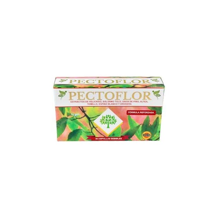 ROBIS Pectoflor 20 Ampollas para Alergias, Vías Respiratorias, Faringitis, Catarros, Gripe, Bronquitis y Asma
