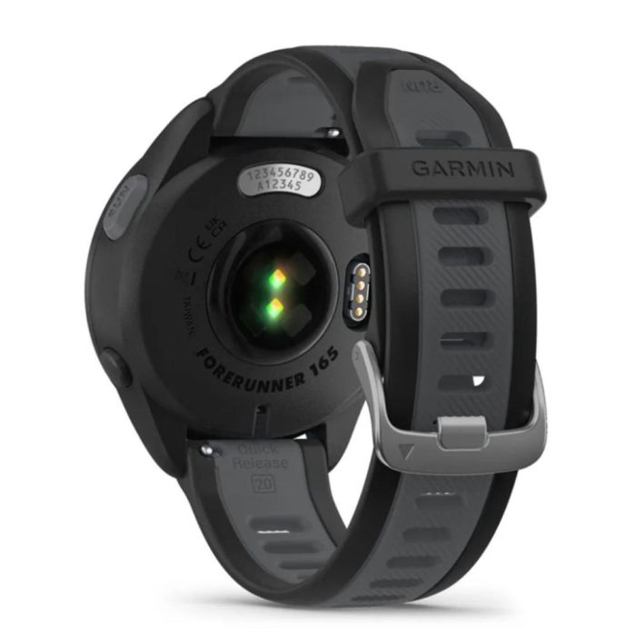 Reloj GPS conectado - GARMIN - Forerunner 165 - 1.2 - Negro con correa Negra y Gris 3 Reloj GPS conectado - GARMIN - Forerunner 165 - 1.2 - Negro con correa Negra y Gris 3