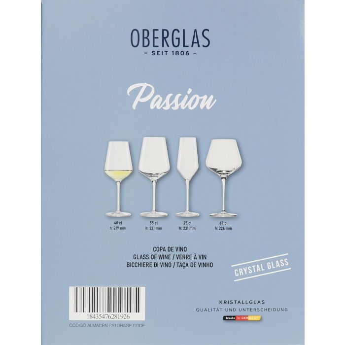Oberglas Set 6 Copas de Vino Passion 40 cl
