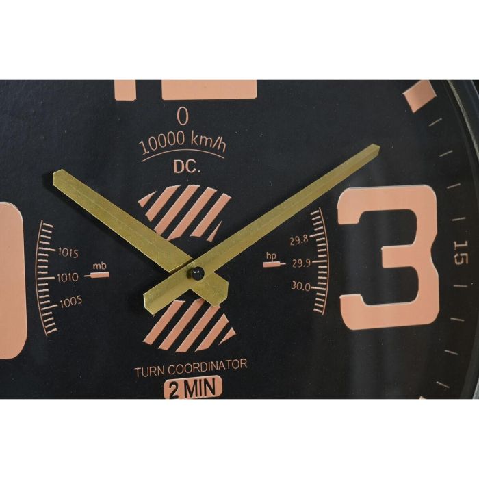 Reloj Pared Vintage DKD Home Decor Negro Marron 24 x 134 x 118 cm 2 Reloj Pared Vintage DKD Home Decor Negro Marron 24 x 134 x 118 cm 2