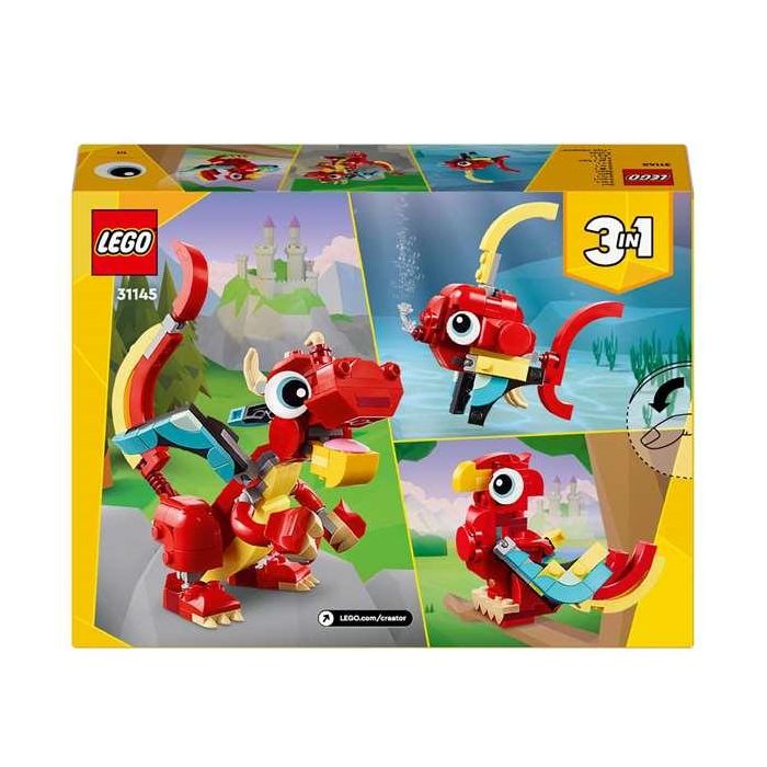 Juego de construccion dragón rojo lego creator 7 Juego de construccion dragón rojo lego creator 7