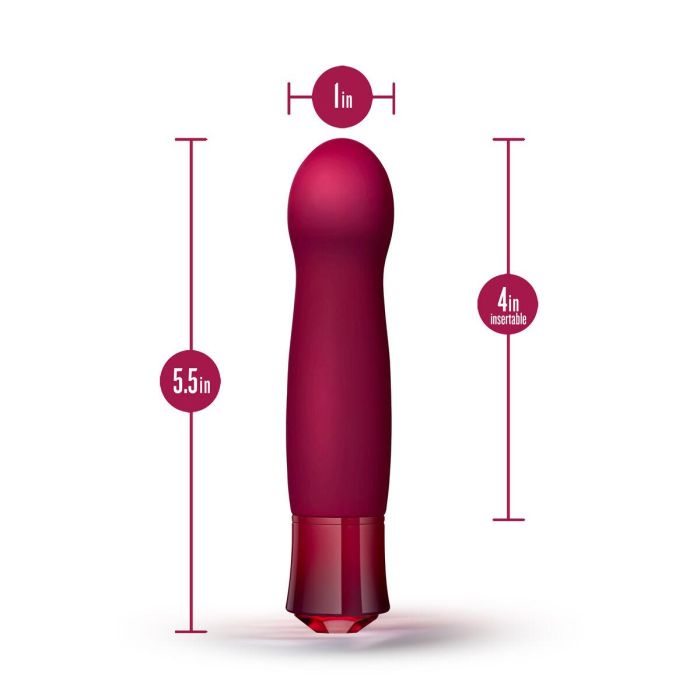 Mini Vibrador Blush Gem Classy Garnet Rojo 4 Mini Vibrador Blush Gem Classy Garnet Rojo 4