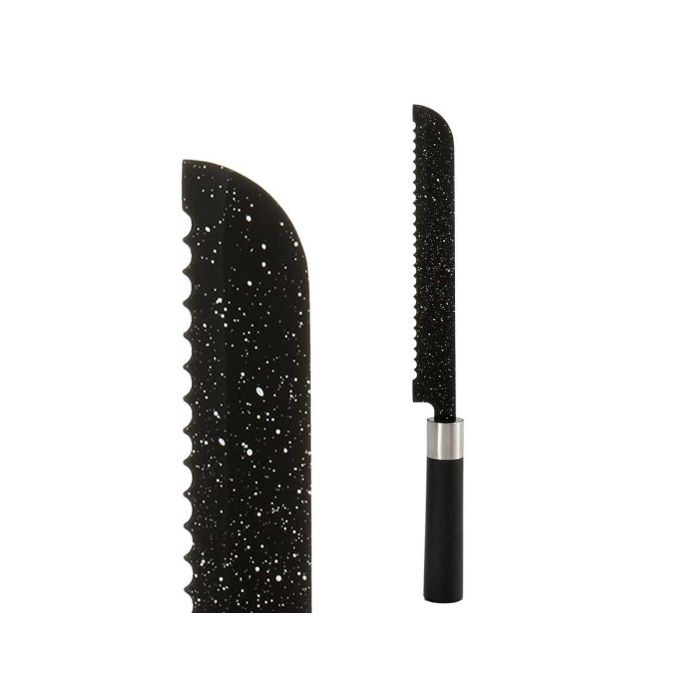 Cuchillo Sierra Kinvara, Acero Inoxidable, Negro, 33x2x3.5 cm (24 Unidades) 1 Cuchillo Sierra Kinvara, Acero Inoxidable, Negro, 33x2x3.5 cm (24 Unidades) 1