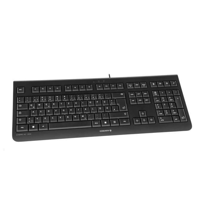 Cherry CHE4025112081323 Teclado con cable KC 1000, 3 LED de estado azules, Negro