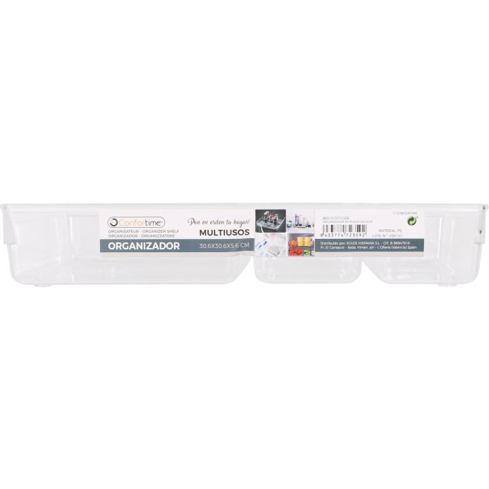 Confortime Organizador PS 30 x 30 x 5 cm (12 Unidades) 1