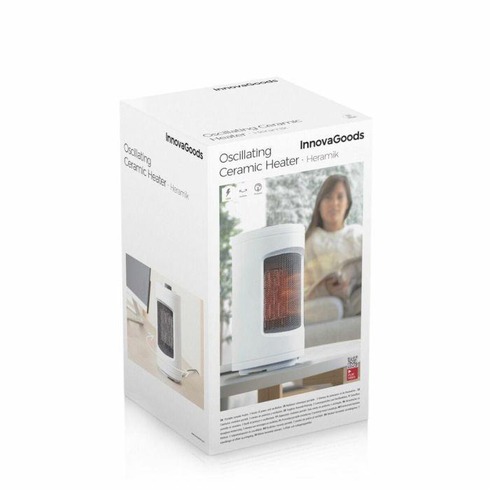 Calefactor Cerámico Oscilante Heramik InnovaGoods 1 Calefactor Cerámico Oscilante Heramik InnovaGoods 1